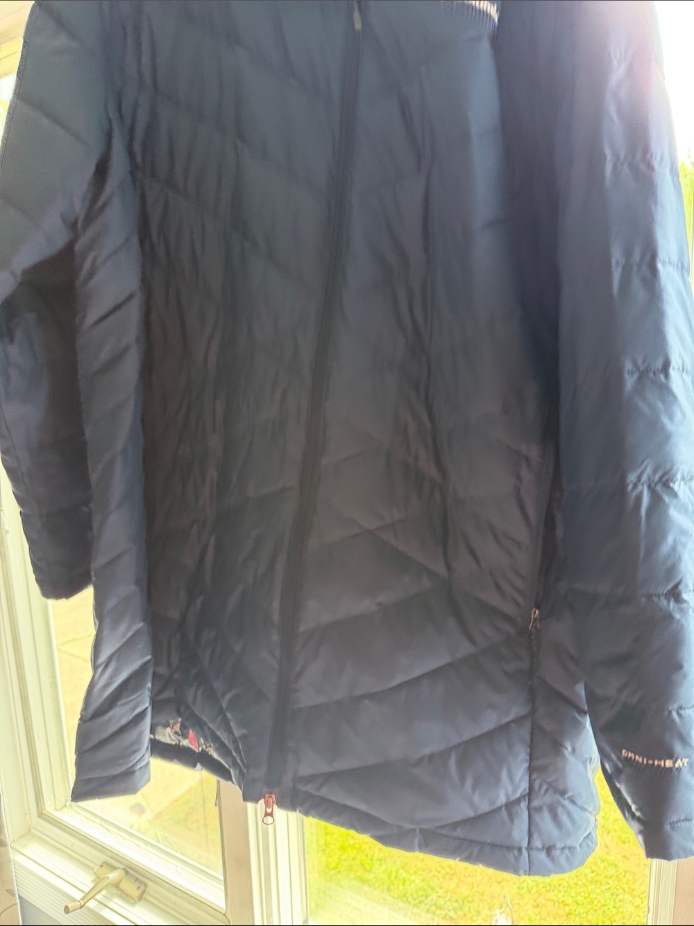 Columbia Navy Quilted Packable Puffer Jacket